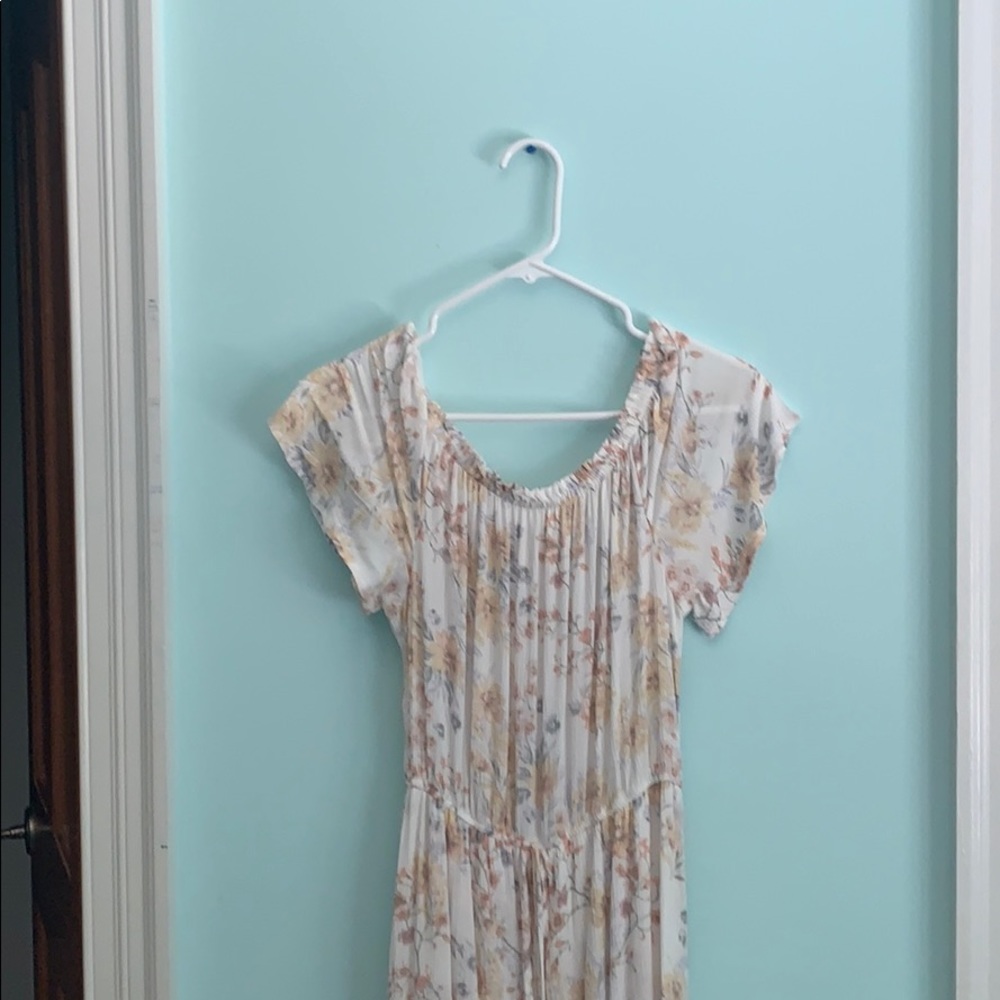 HI LOW FLORAL SUMMER DRESS